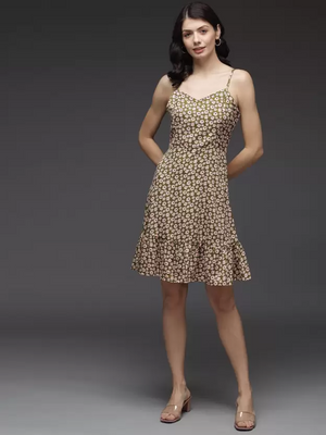 TANDUL  Women Fit and Flare Multicolor Dress