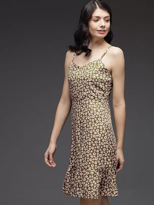 TANDUL  Women Fit and Flare Multicolor Dress