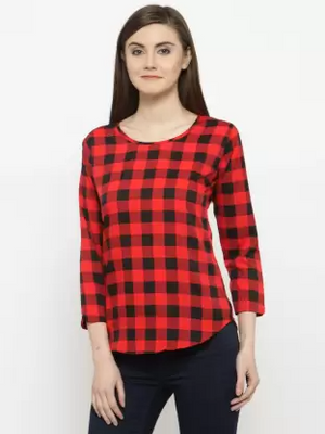 Casual Printed Women Multicolor Top