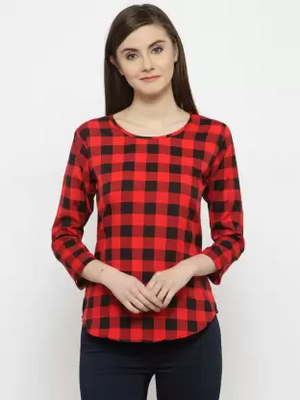 Casual Printed Women Multicolor Top