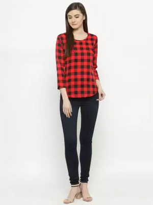Casual Printed Women Multicolor Top