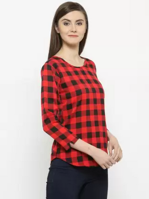 Casual Printed Women Multicolor Top