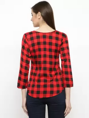 Casual Printed Women Multicolor Top