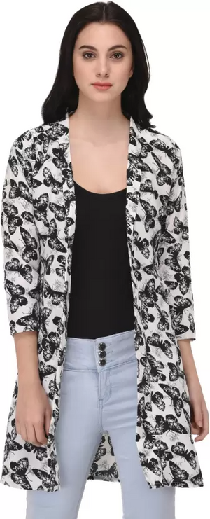 TANDUL  Women 3/4 Sleeve Multicolor Shrug