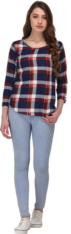 Casual Regular Sleeves Printed Women Multicolor Top