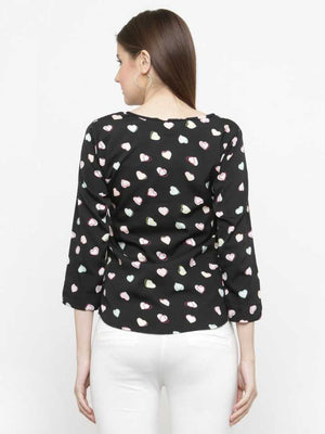 TANDUL  Casual Regular Sleeves Printed Women Multicolor Top