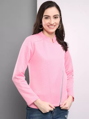 Women Solid Casual Jacket
