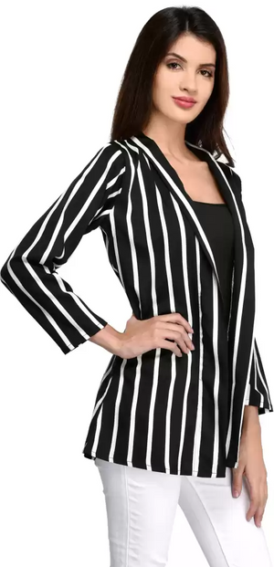 TANDUL  Women 3/4 Sleeve Multicolor Shrug
