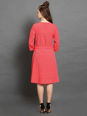 Women A-line Multicolor Dress
