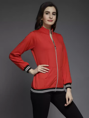 TANDUL  Full Sleeve Solid Women Casual Jacket