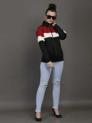 TANDUL  Full Sleeve Color Block Women Jacket