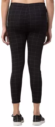 TANDUL Black Jegging  (Checkered)