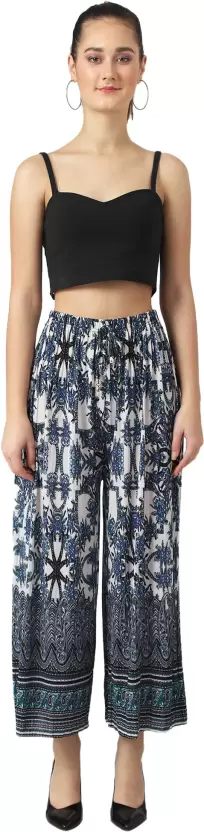TANDUL  Regular Fit Women Multicolor Viscose Blend Trousers