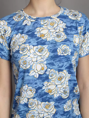 TANDUL  Casual Regular Sleeves Printed Women Multicolor Top