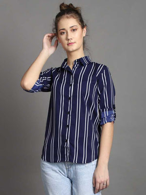 TANDUL INSTA  Women Regular Fit Printed Formal Shirt