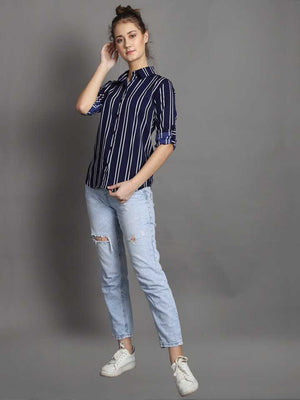 TANDUL INSTA  Women Regular Fit Printed Formal Shirt