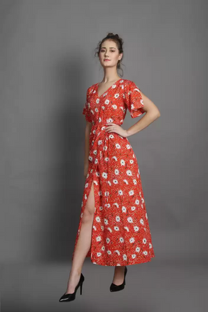 TANDUL  Women Maxi Multicolor Dress