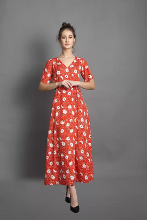 TANDUL INSTA  Women Maxi Multicolor Dress