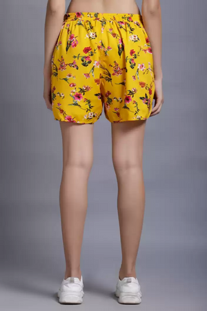 TANDUL  Floral Print Women Multicolor Dolphin Shorts