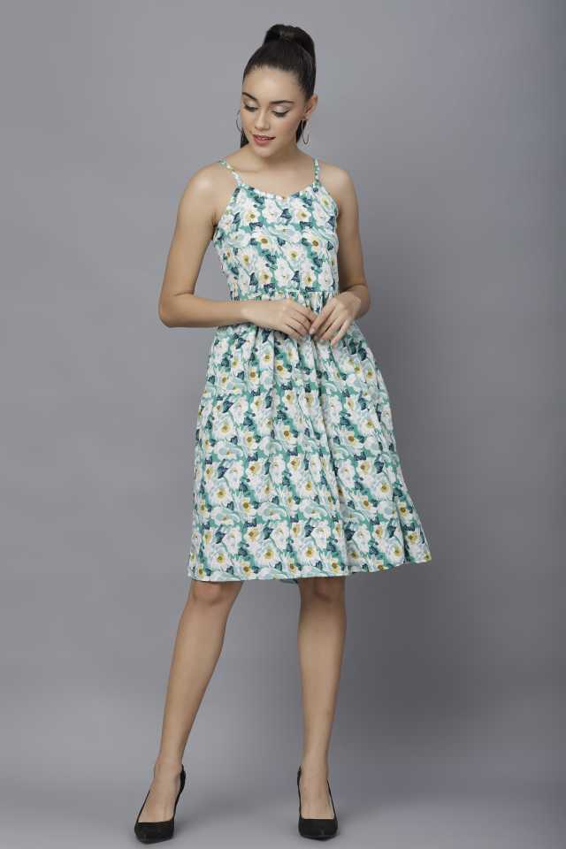 TANDUL  Women High Low Multicolor Dress