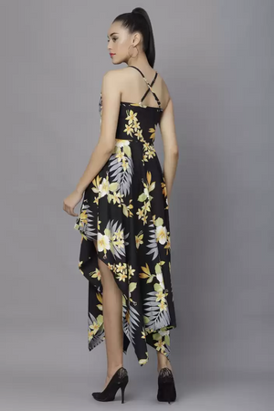 TANDUL  Women High Low Multicolor Dress