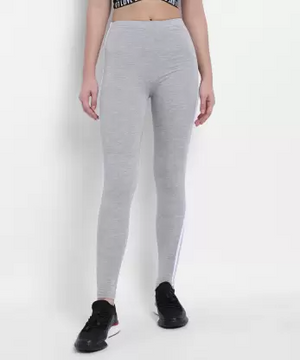 TANDUL Ankle Length Western Wear Legging  (Grey, Self Design)