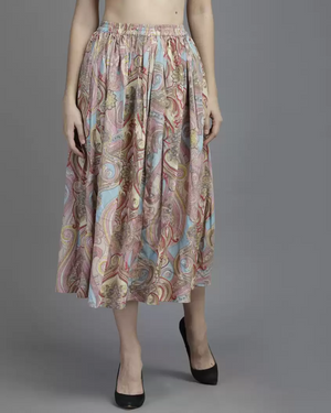 TANDUL  Women Floral Print Flared Multicolor Skirt