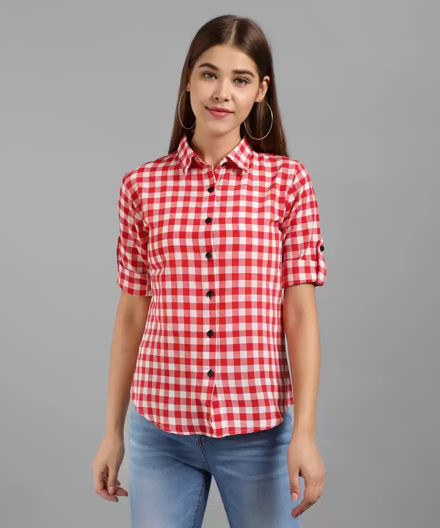 TANDUL  Women Regular Fit Printed Formal Shirt