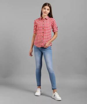TANDUL  Women Regular Fit Printed Formal Shirt