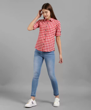 TANDUL  Women Regular Fit Printed Formal Shirt
