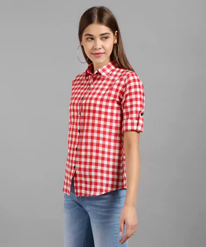 TANDUL  Women Regular Fit Printed Formal Shirt