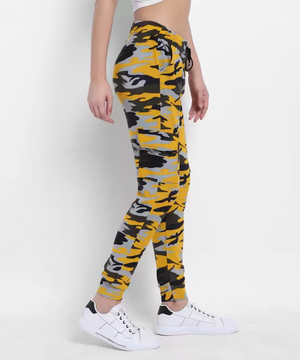 TANDUL  Regular Fit Women Multicolor Lycra Blend Trousers