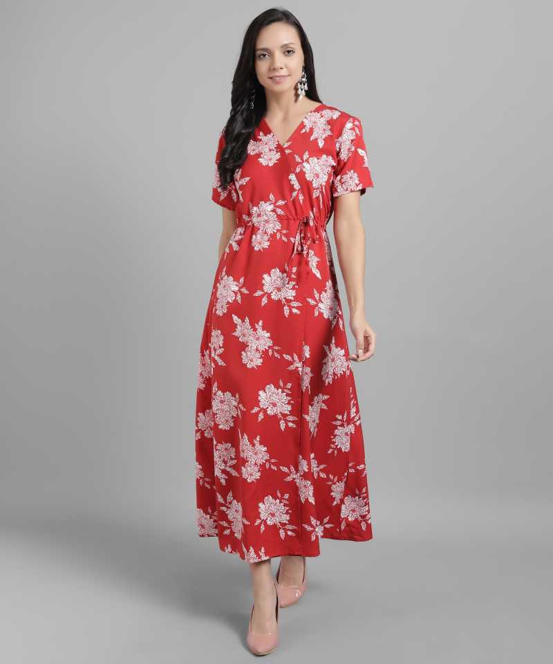 TANDUL  Women Maxi Multicolor Dress
