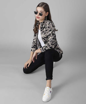 TANDUL  Full Sleeve Printed Women Jacket