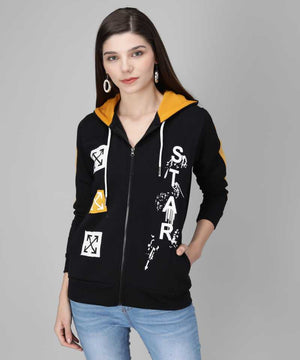 Full Sleeve Printed Women Jacket