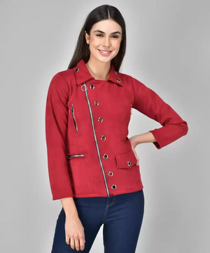 TANDUL  Full Sleeve Solid Women Jacket