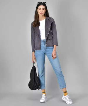 TANDUL  Full Sleeve Solid Women Jacket
