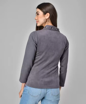 TANDUL  Full Sleeve Solid Women Jacket