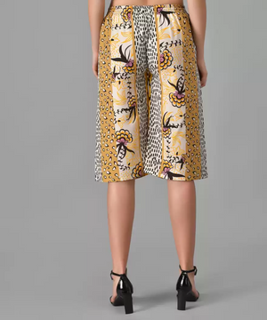TANDUL  Regular Fit Women Multicolor Crepe Trousers