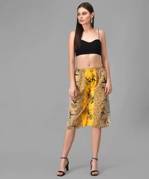 TANDUL  Regular Fit Women Multicolor Crepe Trousers