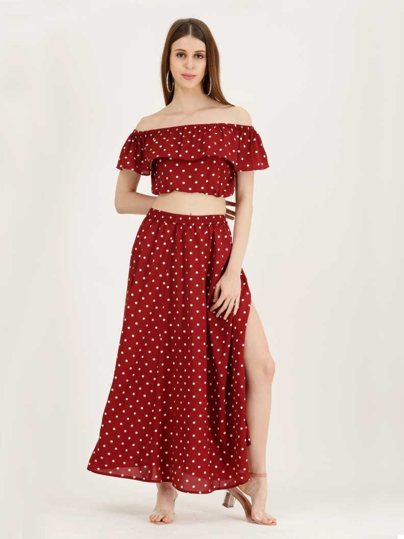 Women Two Piece Dress Multicolor Dress