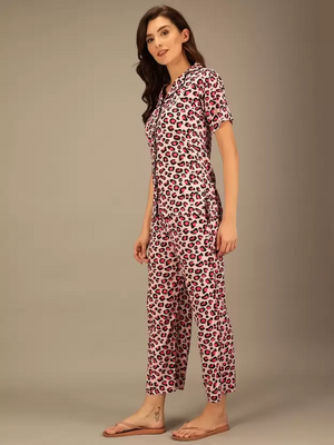 TANDUL  Women Printed Multicolor Shirt & Pyjama set