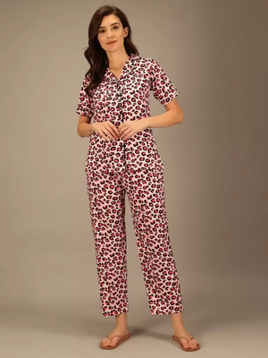 TANDUL  Women Printed Multicolor Shirt & Pyjama set