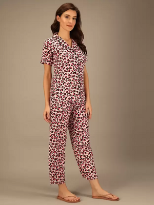 TANDUL  Women Printed Multicolor Shirt & Pyjama set