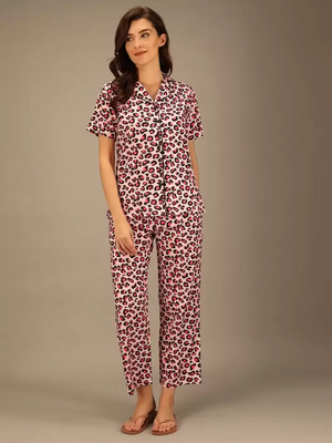 TANDUL  Women Printed Multicolor Shirt & Pyjama set
