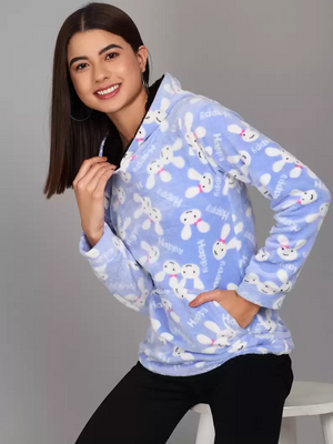 TANDUL  Full Sleeve Printed Women Sweatshirt