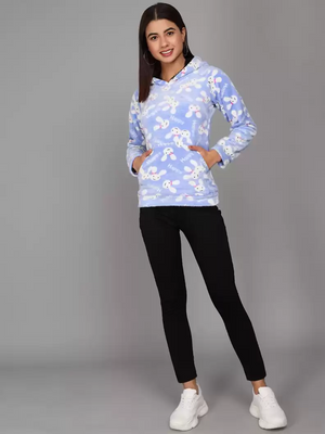 TANDUL  Full Sleeve Printed Women Sweatshirt