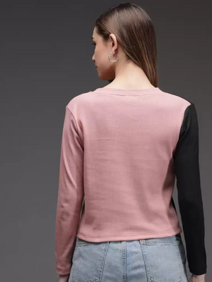 TANDUL  Casual Regular Sleeves Color Block Women Multicolor Top