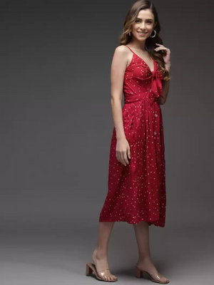 TANDUL  Women Fit and Flare Multicolor Dress