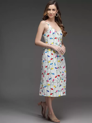 TANDUL  Women Fit and Flare Multicolor Dress